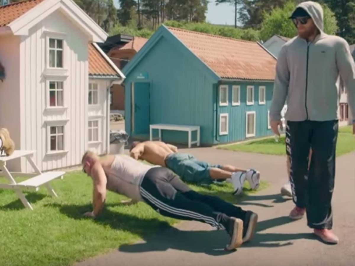 bodybuilders norvégiens village miniature