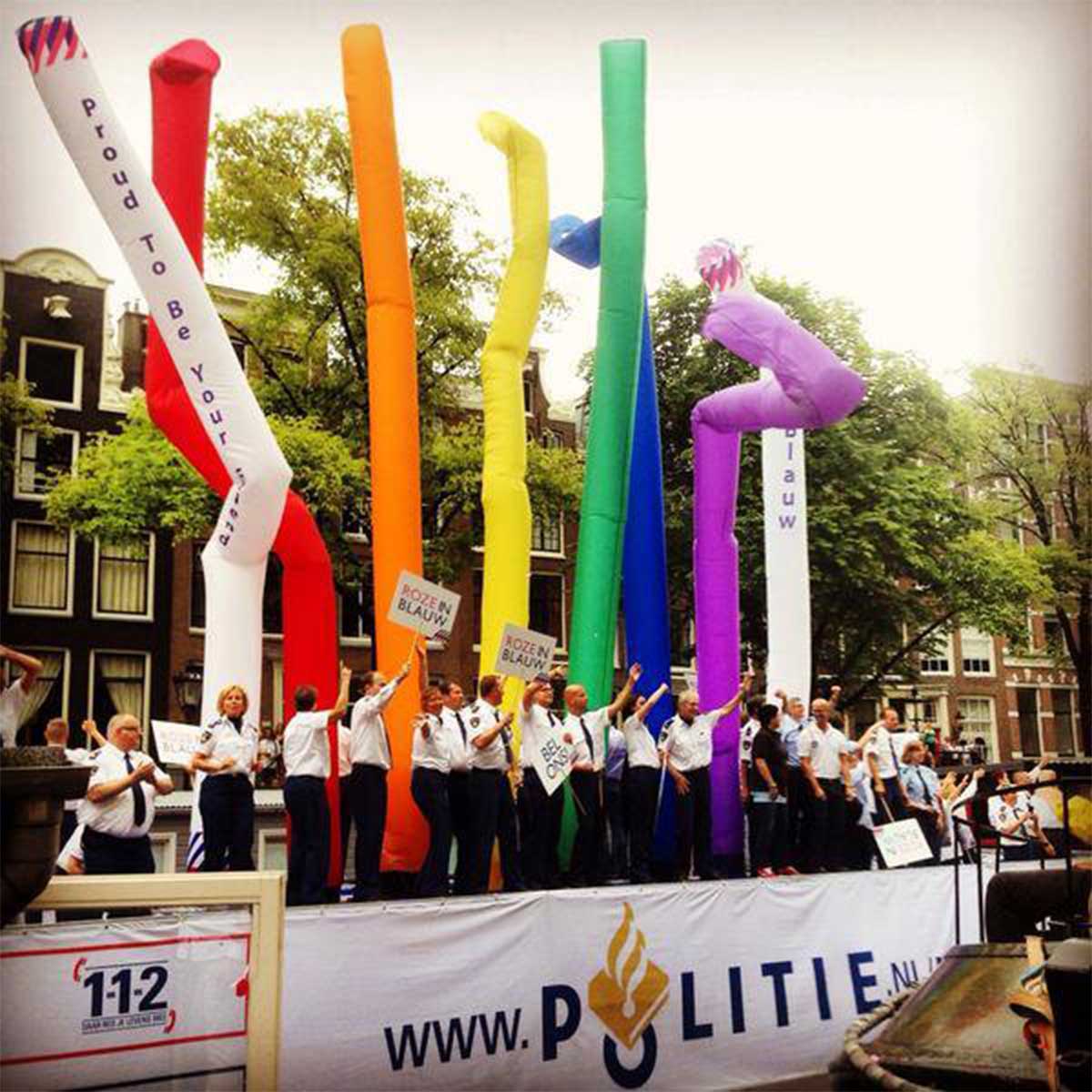 Pride d'Amsterdam canaux
