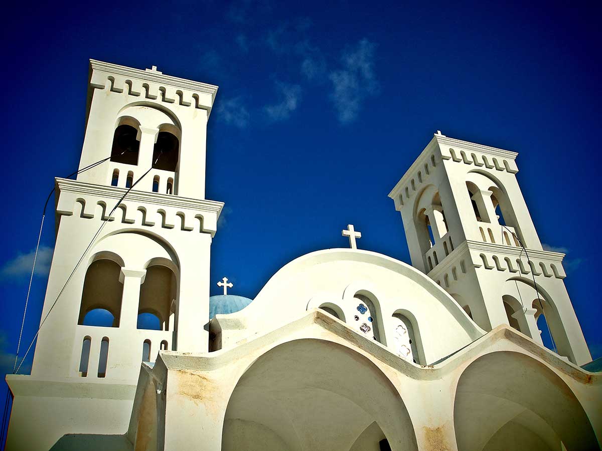 Eglise orthodoxe à Paros - Crédit photo Flickr/Peter Gyöngy