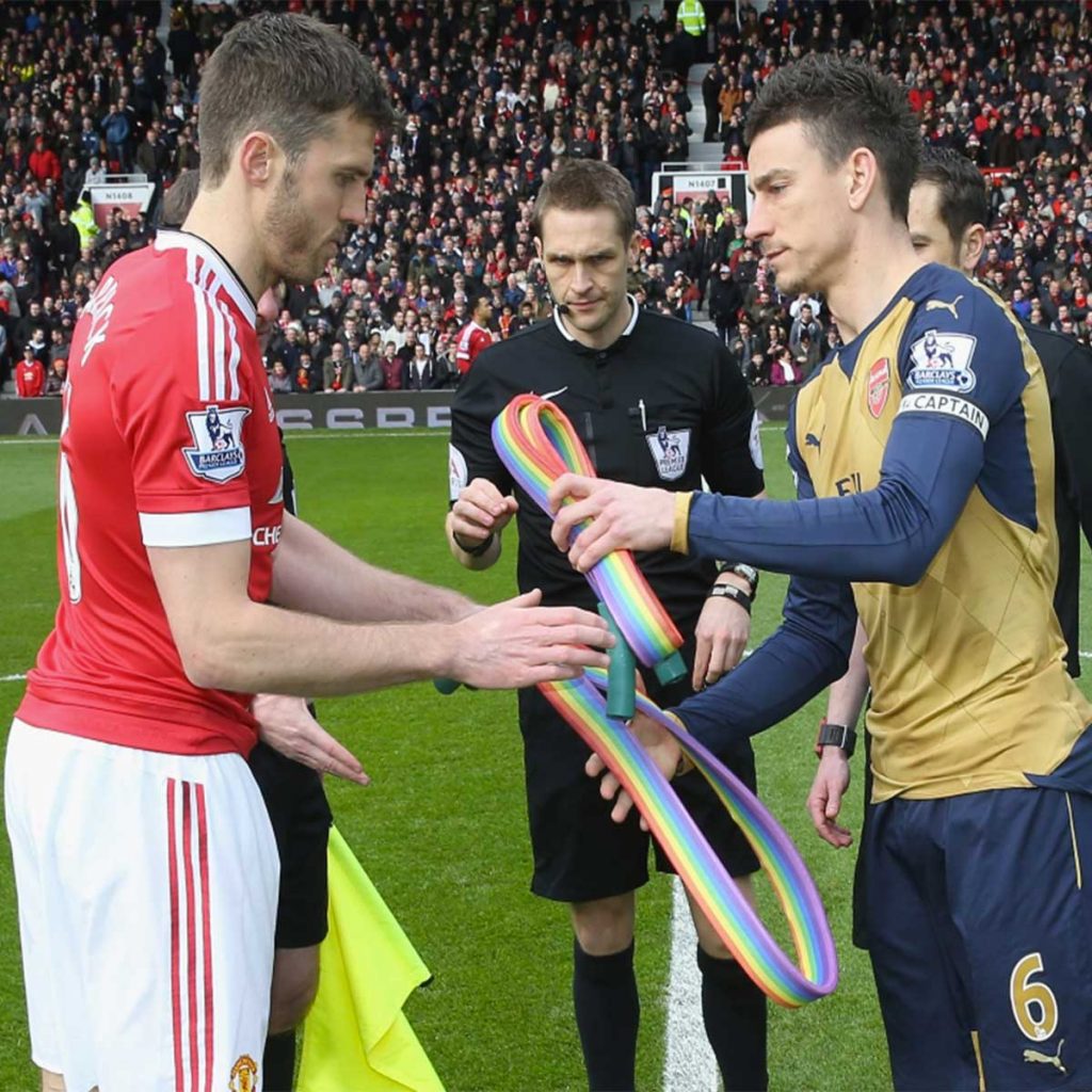 Manchester United Arsenal Stonewall Rainbow Laces