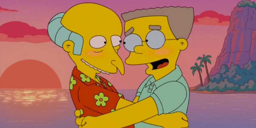 Simpson coming-out Smithers