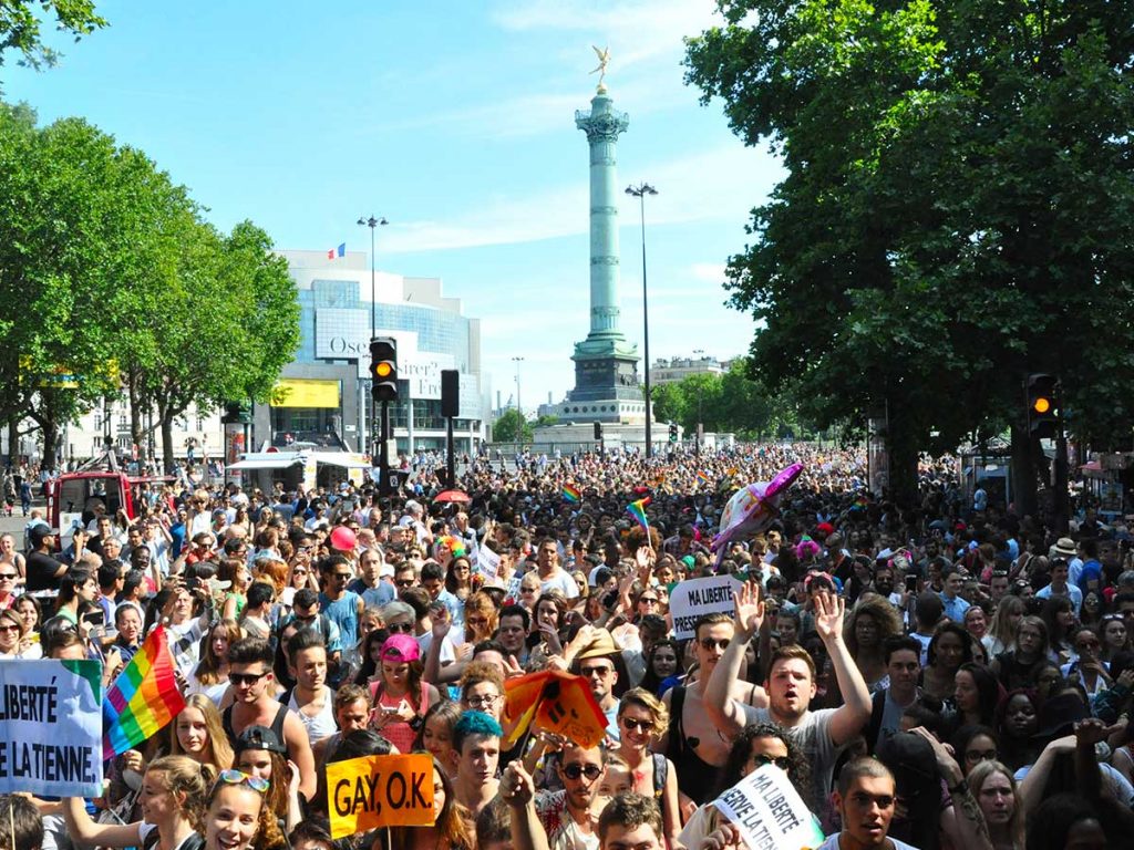 Marches des fiertés de Paris Amandine Miguel Inter-LGBT