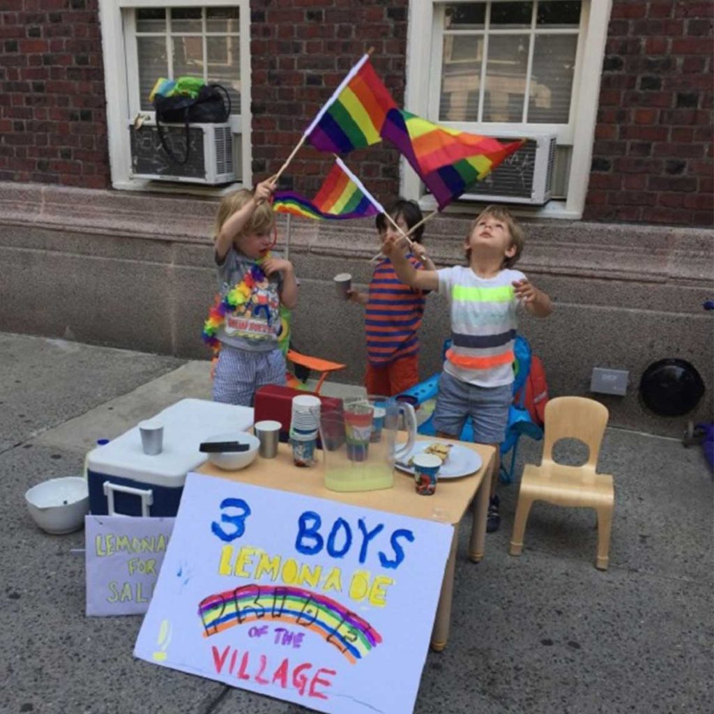 trois enfants,victimes d'Orlando,limonade,New York City Pride