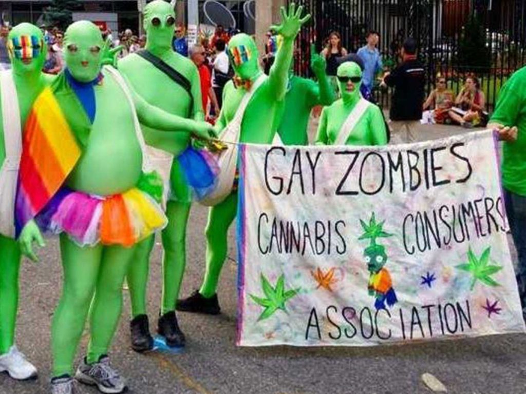 Toronto Pride homophobes zombies gays