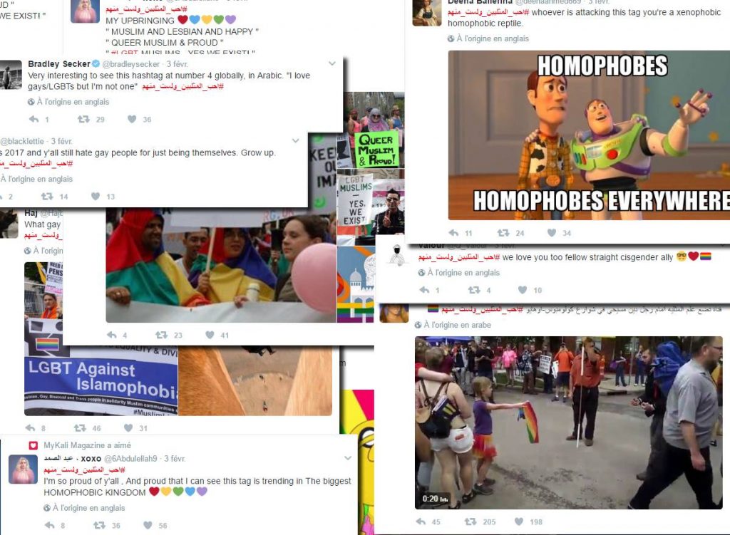 #احب_المثليين_ولست_منهم Arabie Saoudite slogan gay-friendly hashtags Twitter