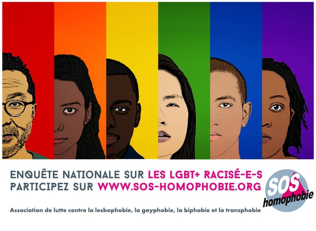 LGBT+ racisé.e.s première enquête nationale SOS homophobie