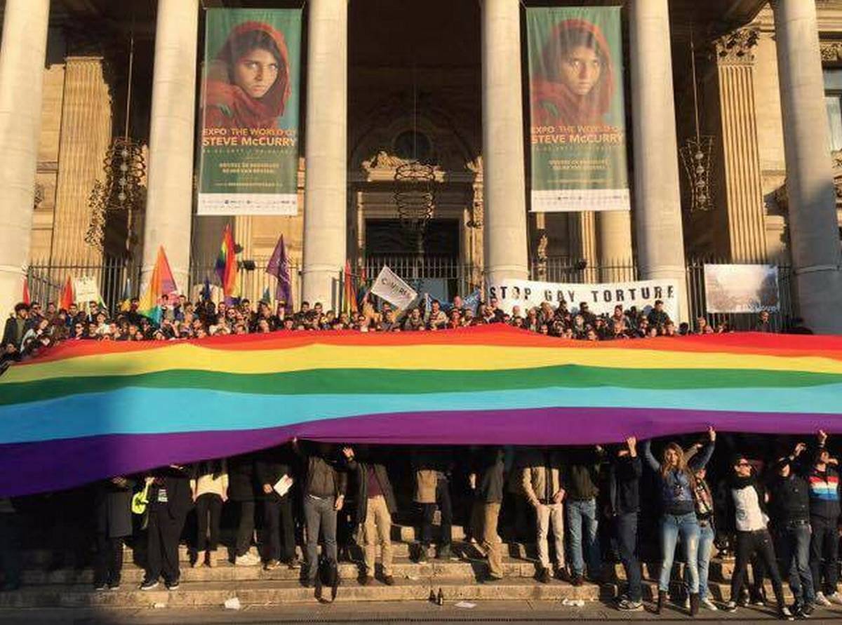 Paris et Bruxelles rassemblement purge anti-gay en Tchétchénie