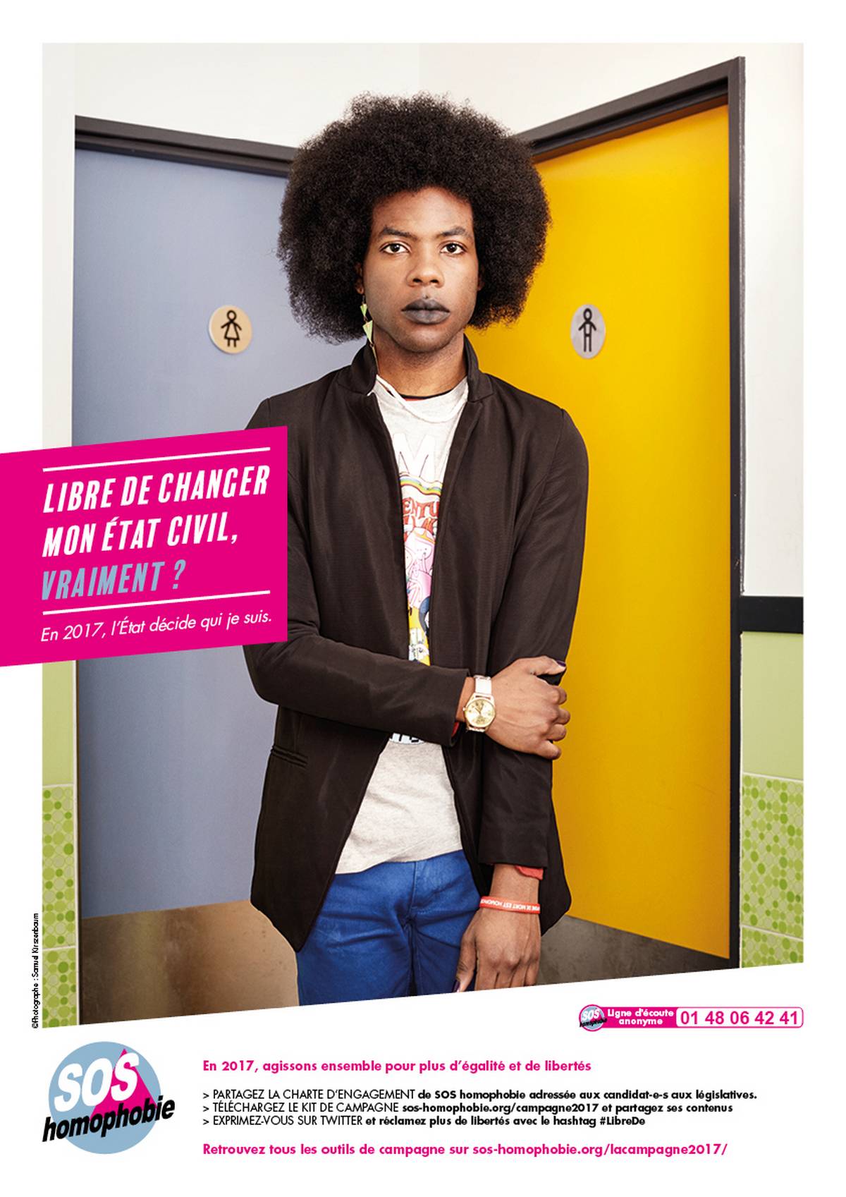 SOS homophobie nouvelle campagne #LibreDe