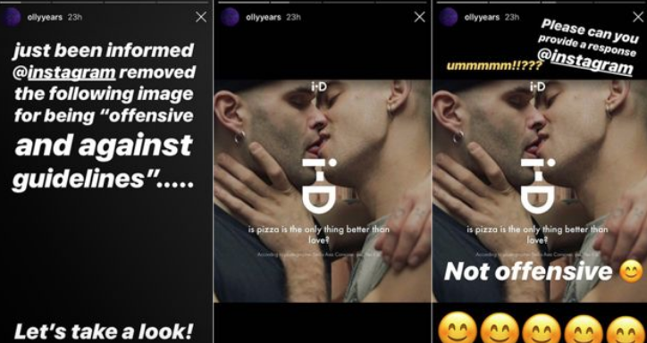 Instagram s'excuse d'avoir effacé une photo où deux hommes s'embrassent
