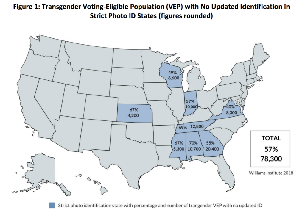 Aux États-Unis, plus de 78 000 personnes trans' pourraient être privées de droit de vote