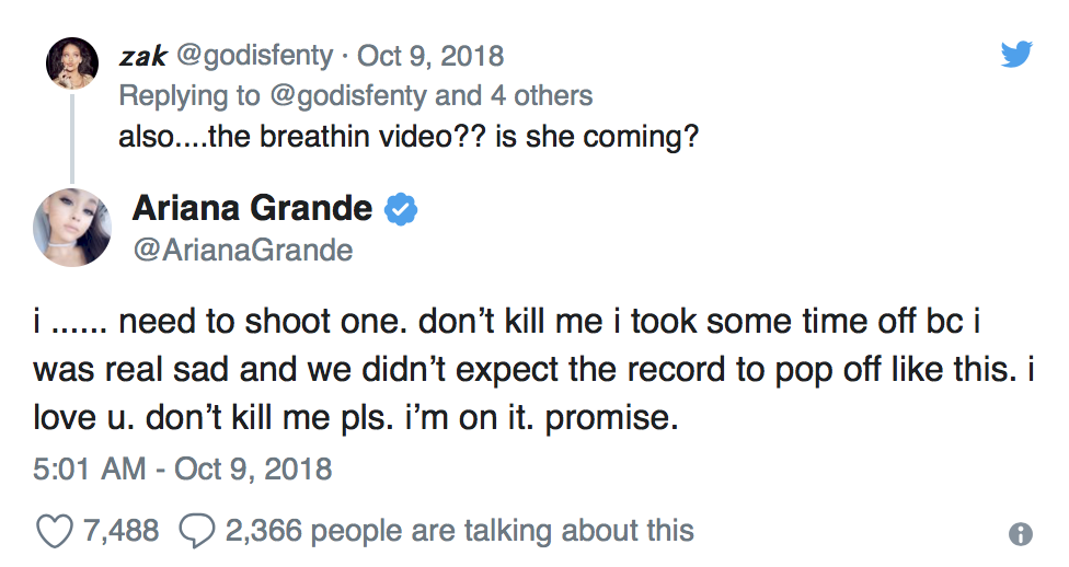 Trois minutes avec un cochon nain : le clip d'Ariana Grande qui rassure ses fans