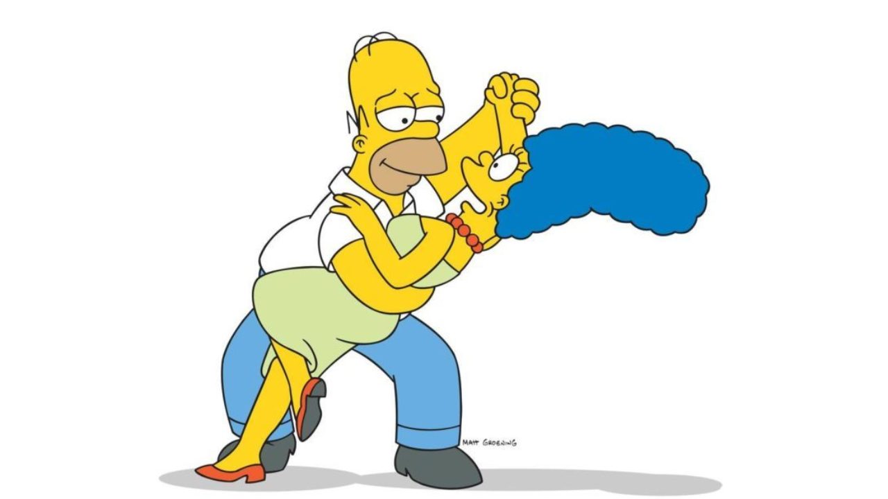 simpson rencontre homer marge