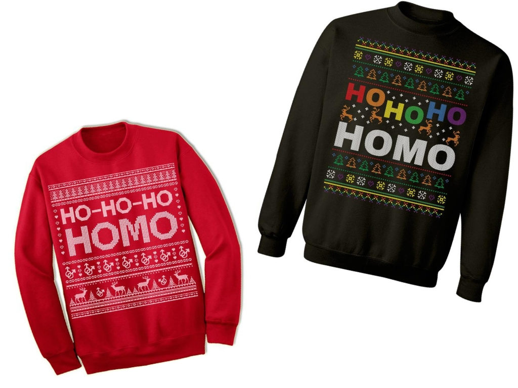 Notre sélection de 15 pulls et sweats de Noël queer !