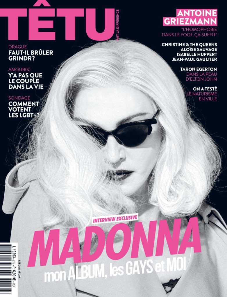 Madonna et Antoine Griezmann en couverture de TÊTU... Demandez le sommaire du nouveau magazine !