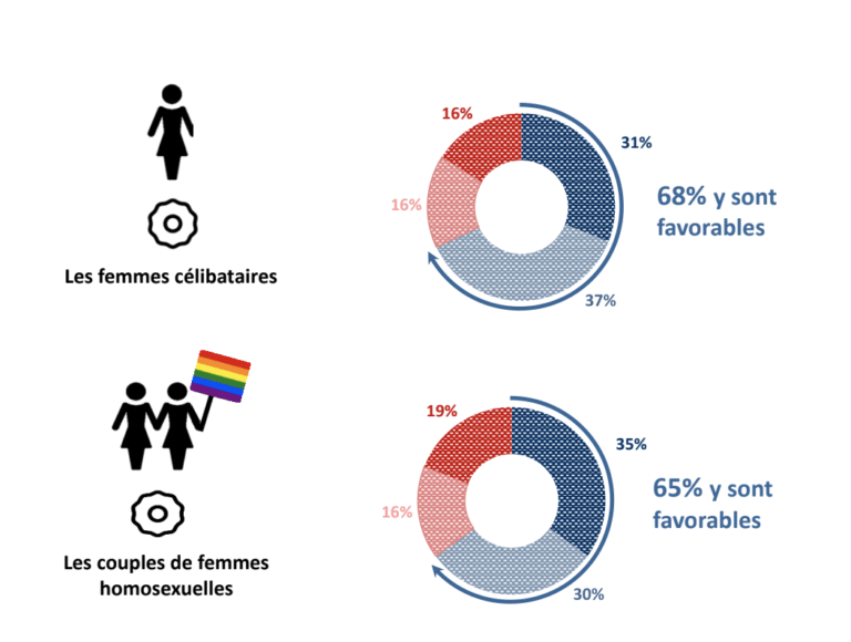 Les Français majoritairement favorables à la PMA pour toutes, selon un ...