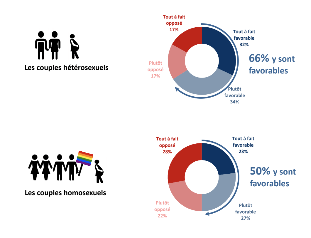 Les Français majoritairement favorables à la PMA pour toutes, selon un ...