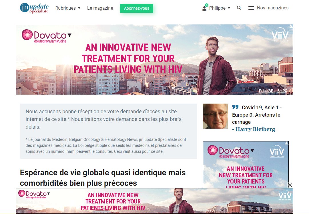VIH : une nouvelle bithérapie est autorisée en France