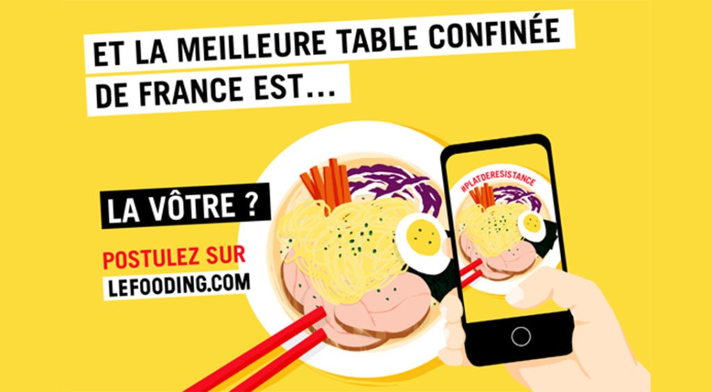 Avec le “Fooding”, participez au concours de la meilleure table confinée de France !