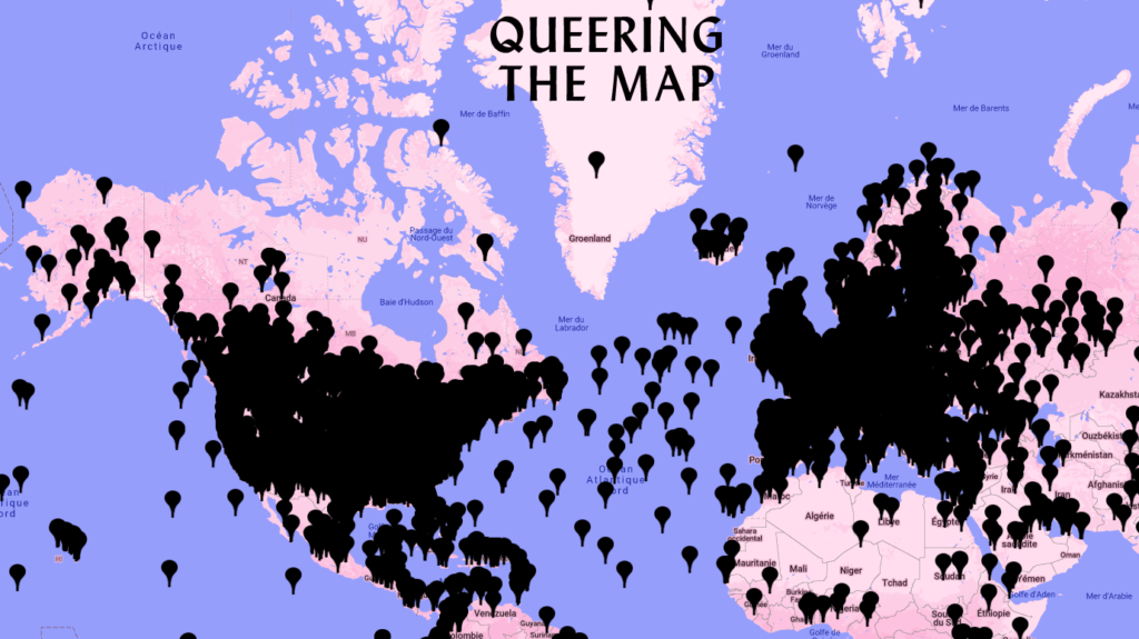 Iel a créé Queering the Map,  la carte qui montre que les LGBT sont partout