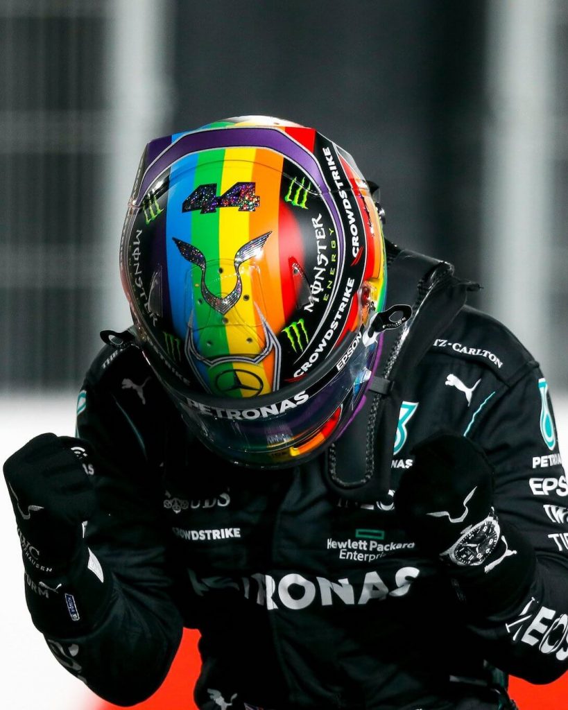 Lewis Hamilton au Grand Prix de F1 du Qatar