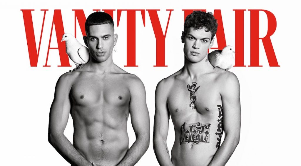 Eurovision 2022 : Mahmood et Blanco posent nus en couverture du Vanity Fair italien
