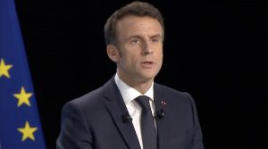 Le candidat Emmanuel Macron a présenté son programme pour 2022