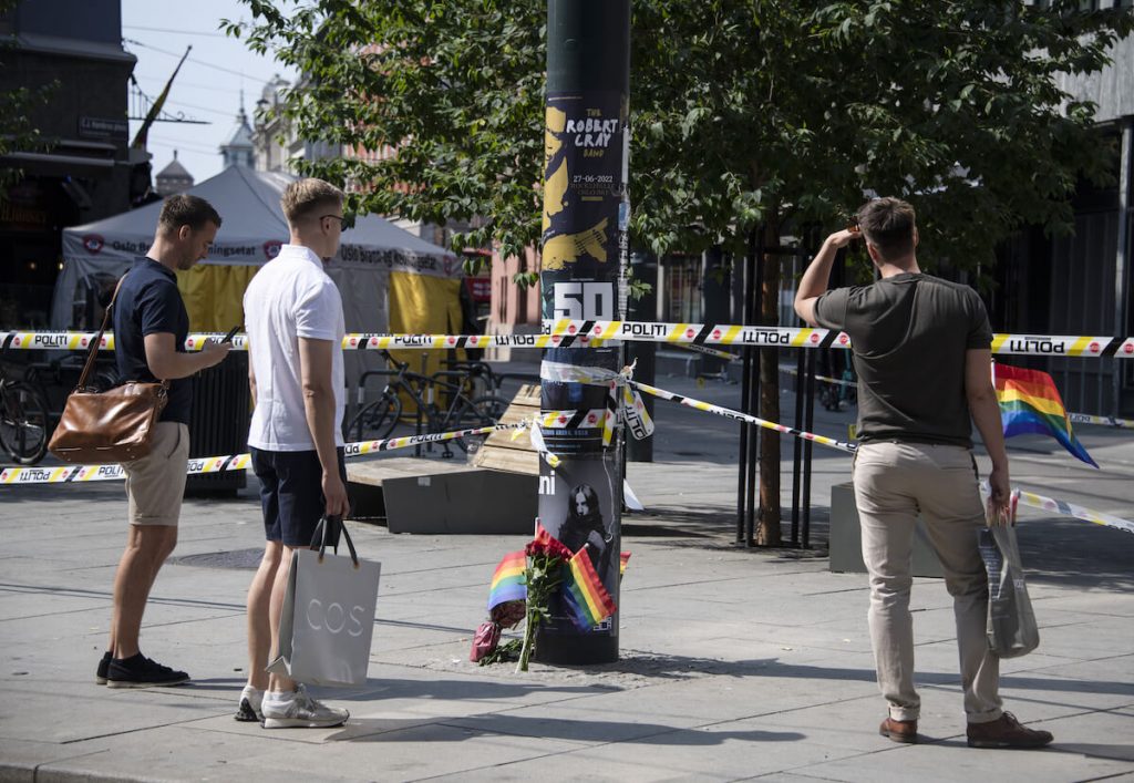 La fusillade a eu lieu près d'un bar gay d'Oslo