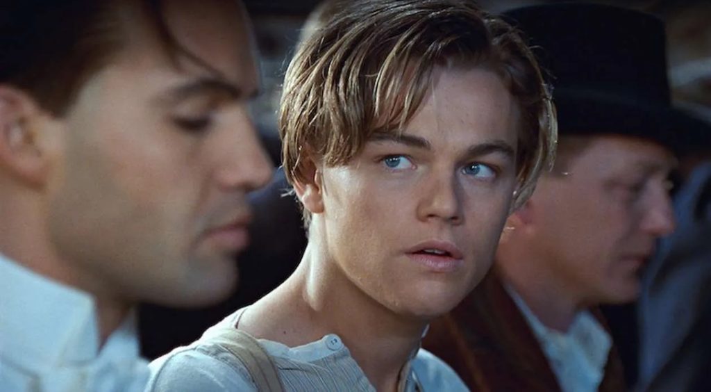 Leonardo DiCaprio dans "Titanic"