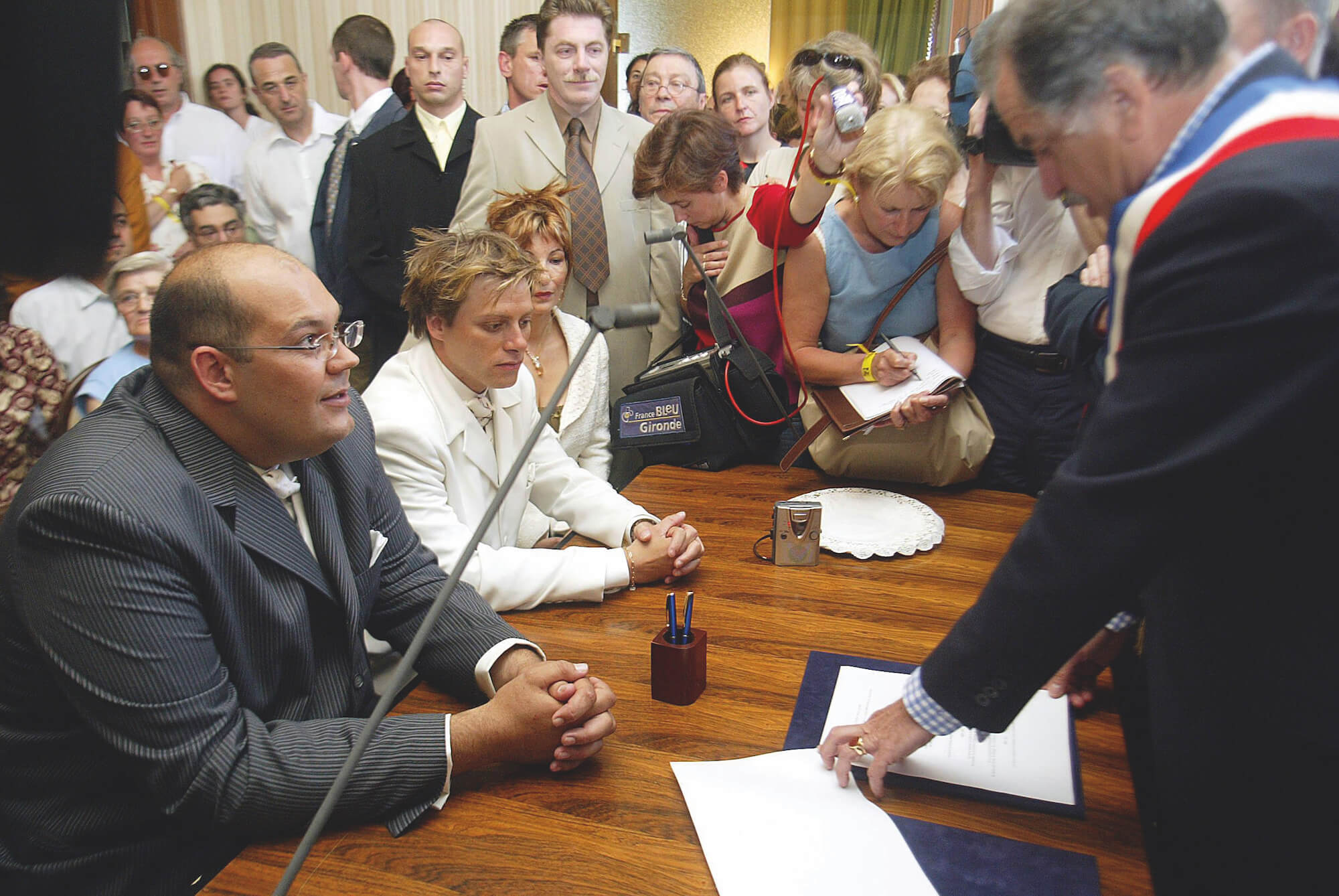 Le mariage gay de Bègles fut célébré le 5 juin 2004 par Noël Mamère
