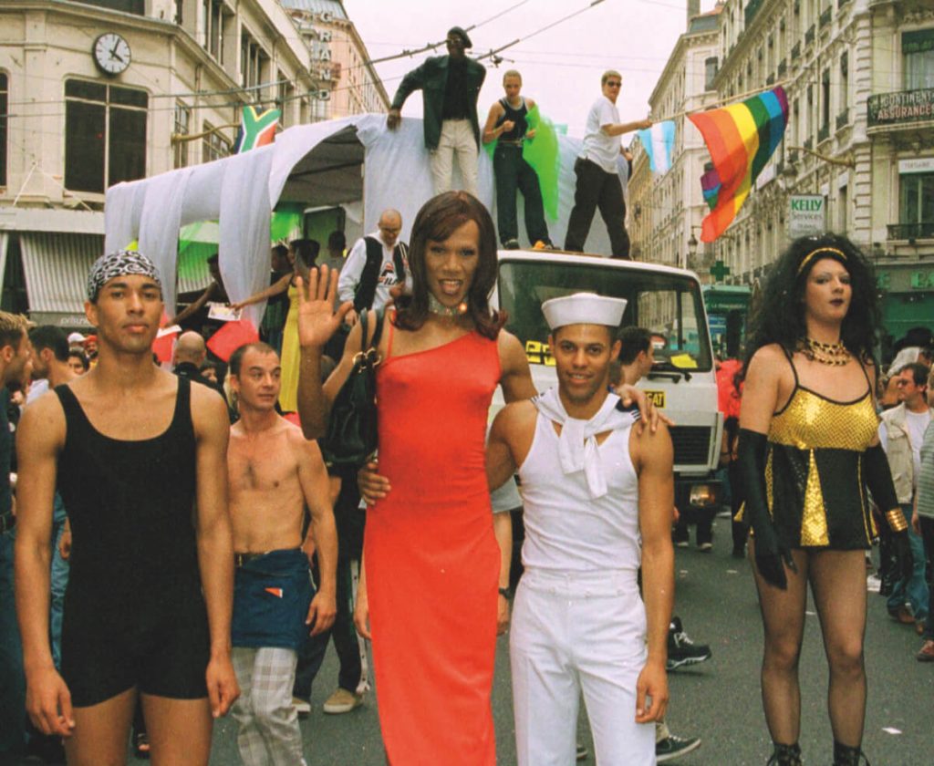 Marcheurs LGBT lors d'une Pride lyonnaise