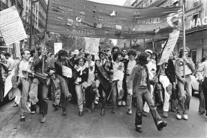 Marche des fiertés à Paris, en 1977.