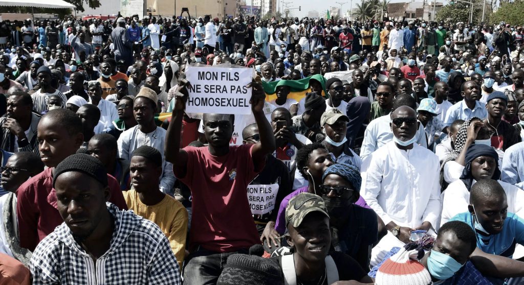 Manifestation anti-homosexualité à Dakar en 2021