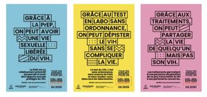 Campagne affichage lutte vih paris seine saint denis sans sida
