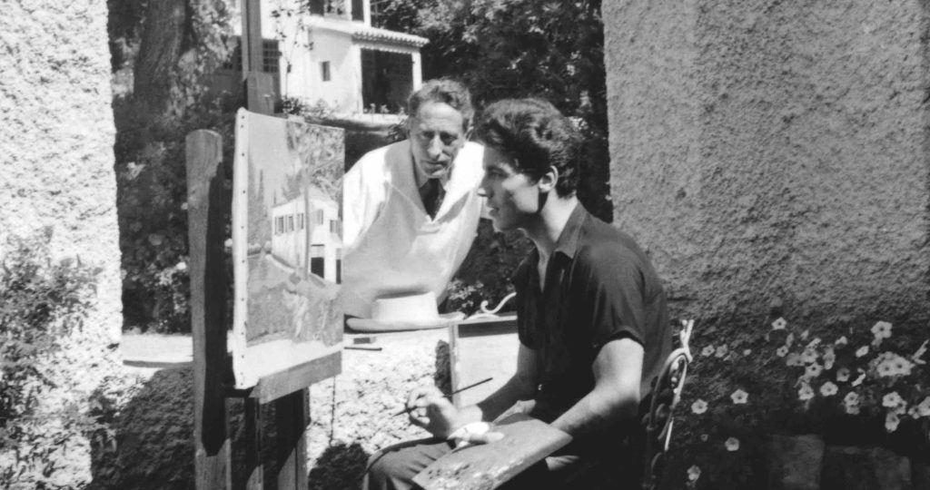 Jean Cocteau et Édouard Dermit