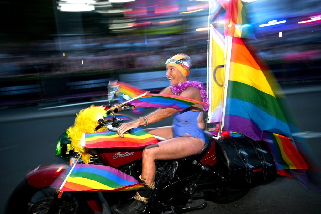 Sydney Gay and Lesbian Mardi Gras Parade in Sydney on February 25, 2023.