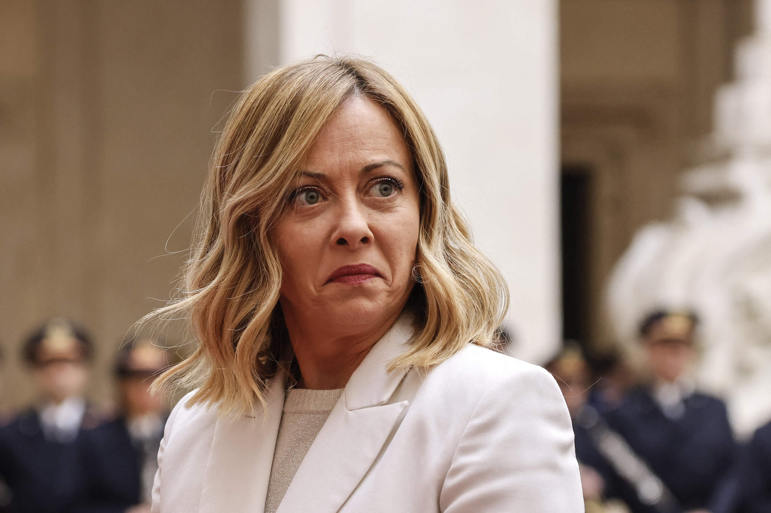 Giorgia Meloni, Première ministre d'Italie depuis 2022.