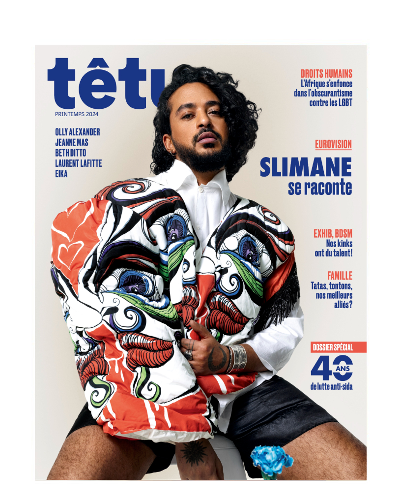 Le chanteur Slimane fait la couverture du magazine têtu· ce printemps