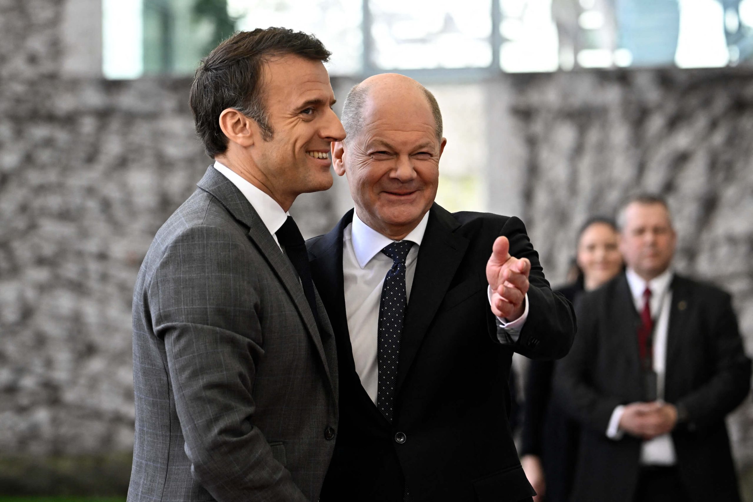 Emmanuel Macron et Olaf Scholz