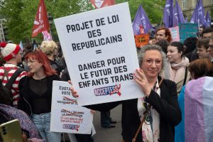 Manifestation "Riposte Trans" du dimanche 5 mai 2024 à Paris.