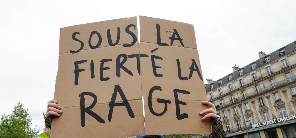 Manifestation "Riposte Trans" du dimanche 5 mai 2024 à Paris.