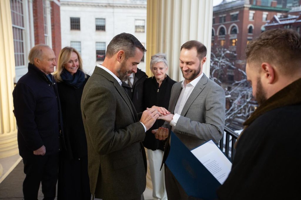 Mariage de Brian Sims et Alex Drakos.