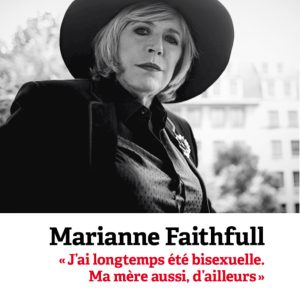 L'entourage de Marianne Faithfull a annoncé ce jeudi 30 janvier la mort de la chanteuse britannique à l'âge de 78 ans.