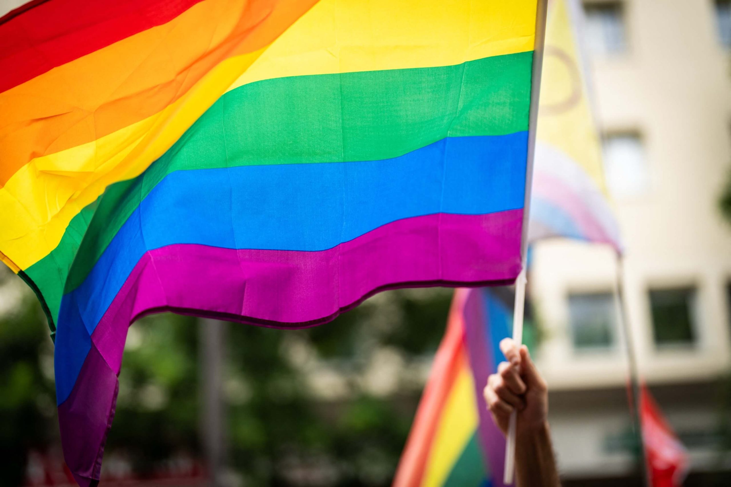 Marche des Fiertés de Paris pour les droits des personnes LGBT+, le 29 juin 2024.