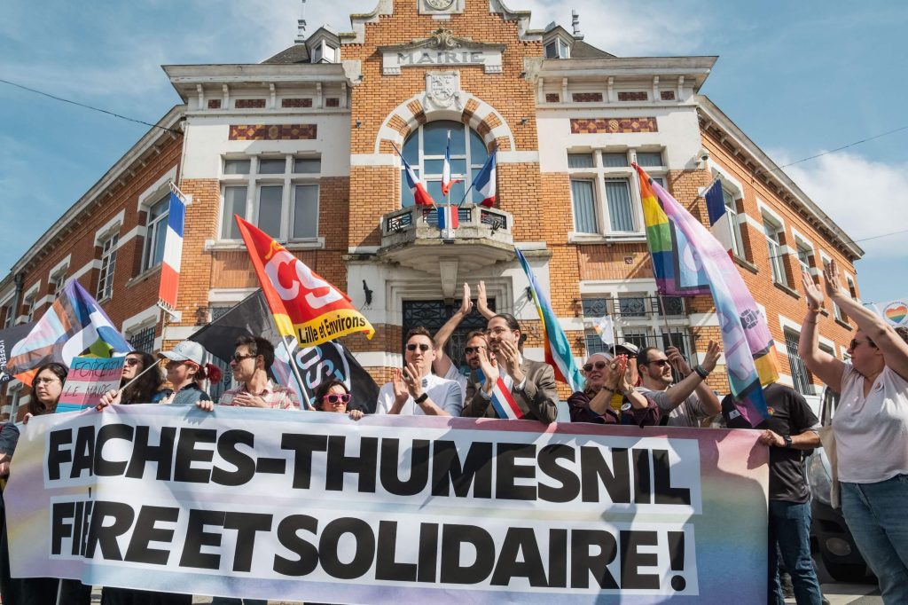 La marche des Fiertés LGBT 2026 de Faches-Thumesnil a finalement eu lieu.